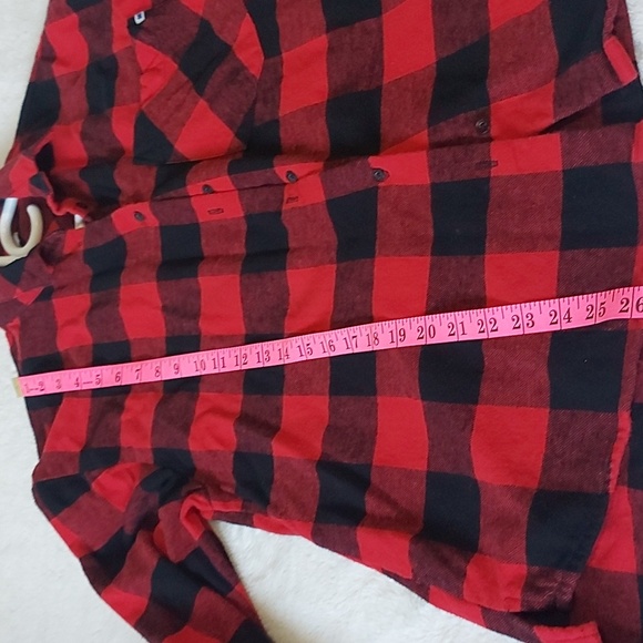 Lucky Brand red/black plaid button down shirt - Picture 6 of 6